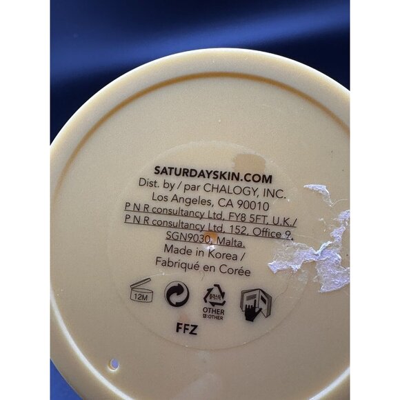 SATURDAY SKIN Yuzu Vitamin C Sleep Mask 1.69 Fl Oz No Box A3 Sealed- READ - Picture 9 of 11